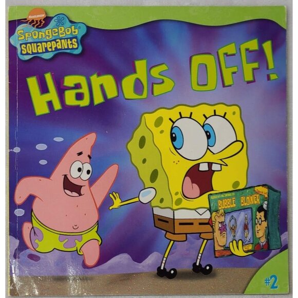 SpongeBob SquarePants Hands Off David Lewman 2003 Simon PB First Edition - Picture 1 of 7